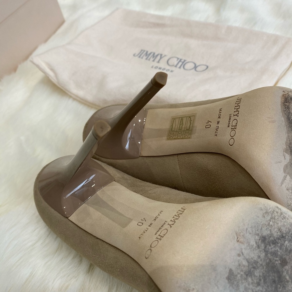 Jimmy Choo Anouk in Nude SZ 40 - Picture 4 of 8